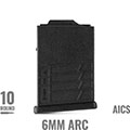 6mm ARC 10&12 RND Polymer Mags - MDT Polymer Gen 2 - 6 ARC - 10 Round - BLK